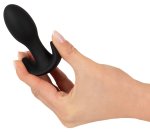 ANOS Mini Plug wibrujący z silikonu czarny, 20 trybów, wodoodporny, ładowanie USB