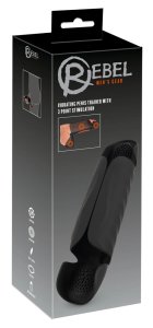 Rebel Penis Trainer 3-punktowy – intymny trenażer z 3 silnikami, silikon, 10 trybów