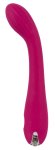 Sweet Smile G-Spot Violet – wibrator zakrzywiony, 12 trybów, 20 cm, soft touch, USB