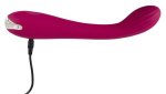 Sweet Smile G-Spot Violet – wibrator zakrzywiony, 12 trybów, 20 cm, soft touch, USB