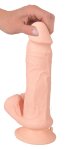 Nature Skin Model RC 20,8 cm – anatomiczny wibrator z pilotem, elastyczny, przyssawka, USB