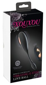 JOLT e-RC Love Ball Buzzr Egg – Kulka z elektrostymulacją i pilotem, silikon premium, fioletowa