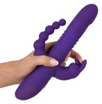 Sweet Smile Thrusting Pearl Triple – Wielofunkcyjny model silikonowy USB, 3 silniki, 26 cm