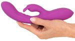 Javida Thumping Rabbit Vibrato – Silikonowy model z pulsacją i 3 silnikami, 23,3 cm, fioletowy