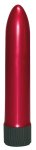 Mandy Mystery Baby Vibe Mini Wibrator ABS, czerwony metaliczny, 13 cm, regulacja mocy
