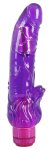 Seven Creations Wibrator Fioletowy TPE 23 cm, teksturowana powierzchnia, regulacja
