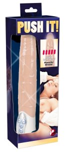 You2Toys Push It! model z automatycznym ruchem i 7 trybami wibracji, TPE, 27,5 cm