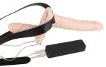 You2Toys Double Power Strap-On – podwójny system z regulacją, 27,5 cm, PVC/PU/ABS