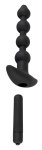 Black Velvets 4-częściowy Zestaw Intymny, silikon/ABS/PVC, czarny, z prysznicem i mini wibratorem