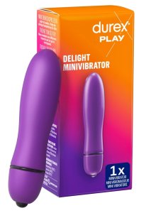 Durex Delight Mini Kompaktowy Model, cichy system pracy, ABS/PU/silikon, 9 cm