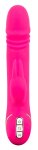 Vibe Couture Skater Rabbit Pink – Model z Funkcją Pchania, 7 trybów wibracji, 23 cm, USB