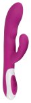 Javida Model Rabbit z Funkcją Podgrzewania, dwusilnikowy, fioletowy, 22 cm, USB