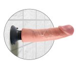 Pipedream King Cock 23 cm Jasny – Wibrator Elastyczny z Przyssawką, PVC/ABS