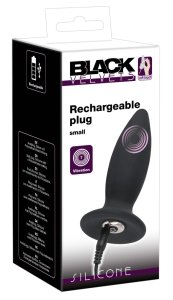 Black Velvets Stożkowy Korek Wibracyjny S, czarny, silikonowy, 11 cm, 7 trybów, USB