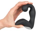 Rebel Prostaty Zakrzywiony Wibrator, czarny, 9 trybów, ładowalny USB, 14,6 cm