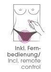 Sweet Smile Intymny System Zdalny – Wibrator do bielizny, 10 trybów, fioletowy, USB