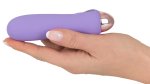 Cuties Mini Wibrator Fioletowy – Kompaktowy model, 7 trybów, wyprofilowana końcówka, USB, 12,5 cm