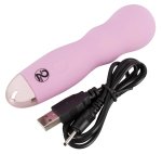 Cuties Mini Wibrator Różowy – 7 trybów, wodoodporny, anatomiczny kształt, USB, 12,4 cm