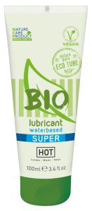 HOT BIO Wodny żel nawilżający medyczny 100ml, aloes i karagen, wegański, ekologiczne opakowanie