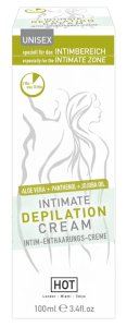 Intimate Depilation Krem do Depilacji z aloesem i pantenolem 100ml, łopatka, pielęgnacja skóry