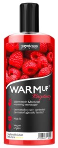 Joydivision Warmup Raspberry płyn do masażu 150ml – rozgrzewający, malinowy aromat, wodna formuła
