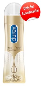Durex Real Feel żel nawilżający silikonowy 50ml – pielęgnacja skory, gładka powierzchnia