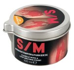 ZADO Świeca czerwona w puszce 100g – regulacja temperatury, aluminiowy tygiel, 2 knoty