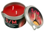 ZADO Świeca czerwona w puszce 100g – regulacja temperatury, aluminiowy tygiel, 2 knoty