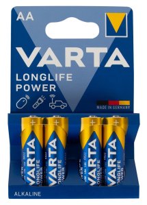 Varta AA LR6 Baterie Alkaliczne 1,5V 4 szt. – długa żywotność, do urządzeń elektronicznych