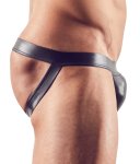 Svenjoyment Jockstrap Męski Czarny Elastyczny 2XL – poliester, szeroka talia