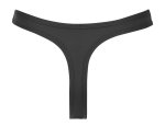 Svenjoyment Showmaster Stringi męskie XL czarne, anatomiczne otwory, matowe wykończenie