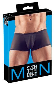 Svenjoyment Bokserki męskie 2XL czarne półprzezroczyste z anatomicznym profilowaniem