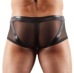 Svenjoyment Bokserki Powernet 2XL z anatomicznym otworem, pierścień 5 cm, wet look
