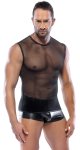 Svenjoyment Bezrękawnik Męski Gruba Siateczka Czarny XL/2XL przewiewny materiał