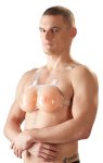 Cottelli Accessories silikonowe piersi na ramiączkach 1200g, regulowane, cieliste