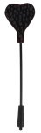 Bad Kitty Dwustronna Packa Serce Czarna 25cm, poliuretan/futerko, czerwone przeszycia
