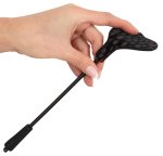 Bad Kitty Dwustronna Packa Serce Czarna 25cm, poliuretan/futerko, czerwone przeszycia