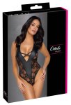 Cottelli Lingerie Body L Party Matowe Koronkowe Czarny Dekolt Halterneck