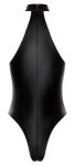 Noir Handmade Body Matowe Czarny Powerwetlook S, kołnierzyk i srebrne dżety, dwukierunkowy zamek