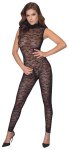 Cottelli Lingerie Kombinezon Koronkowy Czarny L Dwukierunkowy Zamek Bez Rękawów