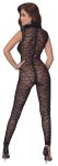 Cottelli Lingerie Kombinezon Koronkowy Czarny L Dwukierunkowy Zamek Bez Rękawów