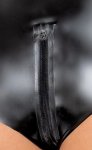 LateX Spodenki Lateksowe Czarne z Zamkiem, Model M, Anatomiczny Krój