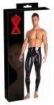 Late X Legginsy lateksowe czarne M, anatomiczny otwór 3,5 cm, elastyczny materiał