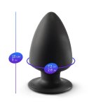 Silexd Plug czarny 13 cm – termoaktywny model anatomiczny Silexpan z regulacją twardości