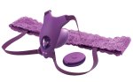Fantasy For Her Ultimate G-Spot Butterfly – wibrator do majtek z pilotem, fioletowy, 10 trybów