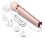 Le Wand Powerful Plug-In RoseG – masażer z ruchomą głowicą 34 cm, zasilanie sieciowe