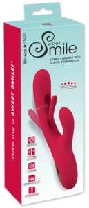 Sweet Smile Rabbit Flicking Model z Funkcją Flicking Tongue, 3 Silniki, Fioletowy 24,2 cm