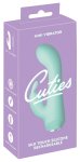 Cuties Mini Wibrator 4.G Zielony, 10 Trybów, Kompaktowy, Silikon Medyczny, USB