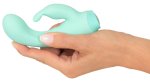 Cuties Mini Wibrator 4.G Zielony, 10 Trybów, Kompaktowy, Silikon Medyczny, USB