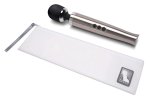 Le Wand Die Cast Recharg Silver Kompaktowy Masażer, 20 Trybów, 10 Intensywności, USB